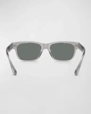 Oliver Peoples Men's Rosson Sun Acetate Rectangle Sunglasses | Thumbnail 4