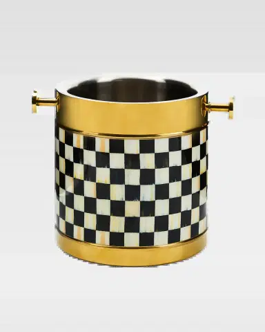 MacKenzie-Childs Courtly Check 3260 Ice Bucket | Thumbnail 2 MacKenzie-Childs Courtly Check 3260 Ice Bucket | Thumbnail 2