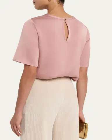 Kobi Halperin Maryl Crewneck Silk Blouse | Thumbnail 7
