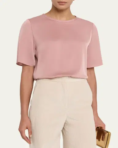 Kobi Halperin Maryl Crewneck Silk Blouse | Thumbnail 8