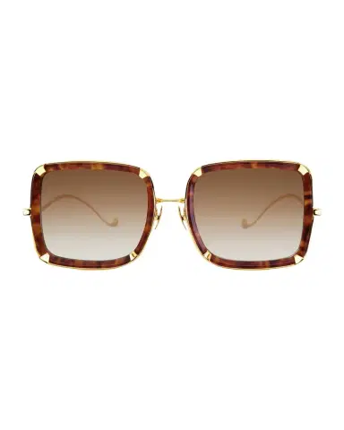 Anna-Karin Karlsson White Moon 24K Gold-Plated & Acetate Square Sunglasses | Thumbnail 1 Anna-Karin Karlsson White Moon 24K Gold-Plated & Acetate Square Sunglasses | Thumbnail 1