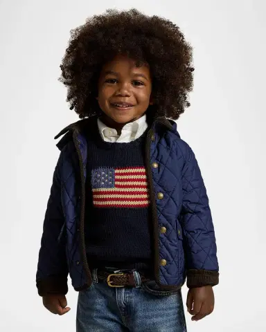 Polo Ralph Lauren Boy 's Matte Quilted Collared Jacket | Thumbnail 2 Polo Ralph Lauren Boy 's Matte Quilted Collared Jacket | Thumbnail 2