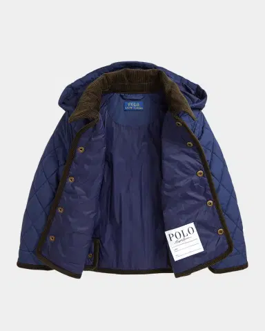 Polo Ralph Lauren Boy 's Matte Quilted Collared Jacket | Thumbnail 6 Polo Ralph Lauren Boy 's Matte Quilted Collared Jacket | Thumbnail 6