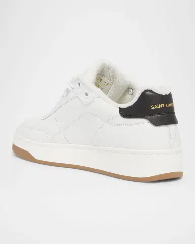 Saint Laurent Men's SL61 Leather Low-Top Sneakers | Thumbnail 3 Saint Laurent Men's SL61 Leather Low-Top Sneakers | Thumbnail 3