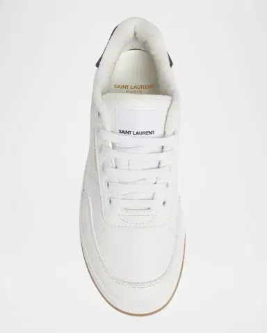 Saint Laurent Men's SL61 Leather Low-Top Sneakers | Thumbnail 5 Saint Laurent Men's SL61 Leather Low-Top Sneakers | Thumbnail 5