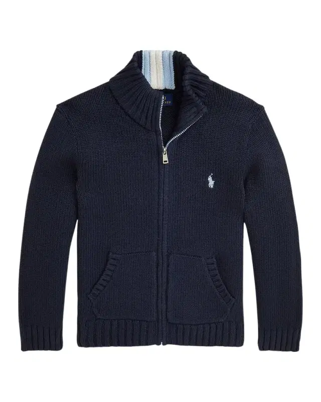 Polo Ralph Lauren Boy 's Combed Cotton Chunky-Knit Sweater