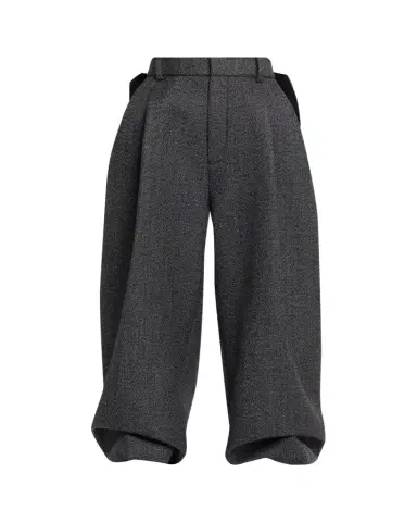 Marc Jacobs Runway Plaid Bow Back Wide-Leg Menswear Pants | Thumbnail 1 Marc Jacobs Runway Plaid Bow Back Wide-Leg Menswear Pants | Thumbnail 1