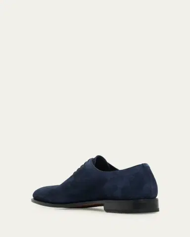 Ferragamo Men's Angiolo Tramezza Suede Oxfords | Thumbnail 4 Ferragamo Men's Angiolo Tramezza Suede Oxfords | Thumbnail 4