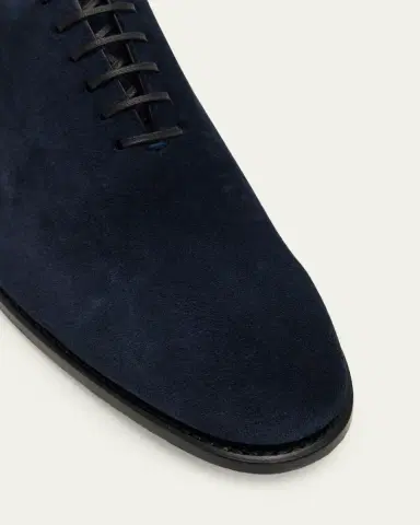 Ferragamo Men's Angiolo Tramezza Suede Oxfords | Thumbnail 5 Ferragamo Men's Angiolo Tramezza Suede Oxfords | Thumbnail 5