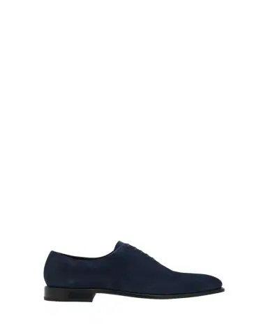 Ferragamo Men's Angiolo Tramezza Suede Oxfords | Thumbnail 1 Ferragamo Men's Angiolo Tramezza Suede Oxfords | Thumbnail 1