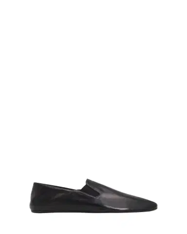 Prada Men's Leather Slip-On Loafers | Thumbnail 1