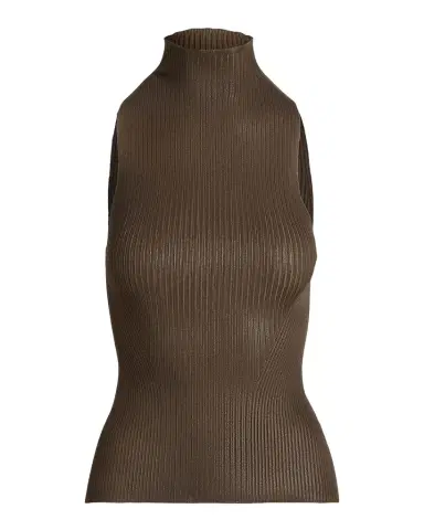 Ralph Lauren Collection Foiled Rib-Knit Mockneck Sweater | Thumbnail 1