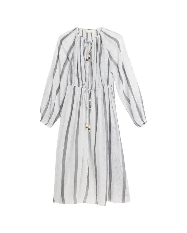 Ulla Johnson Aurora Striped Midi Dress Coverup