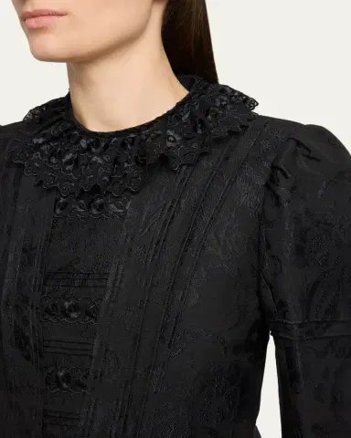 Chloé Soft Floral Jacquard Jacket | Thumbnail 5 Chloé Soft Floral Jacquard Jacket | Thumbnail 5