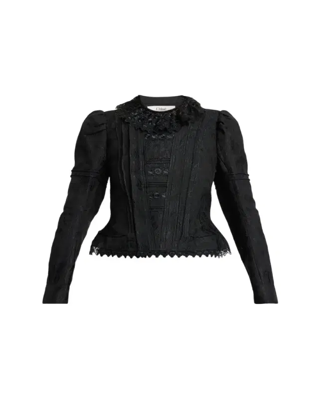 Chloe Soft Floral Jacquard Jacket