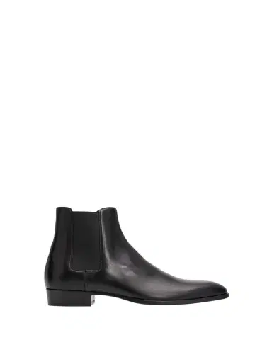 Saint Laurent Men's Wyatt 30 Leather Chelsea Boots | Thumbnail 1