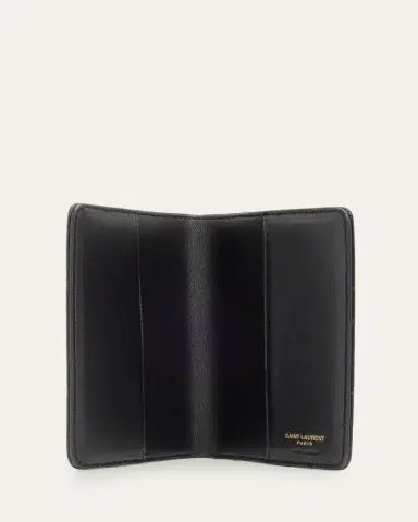 Saint Laurent Quilted Leather YSL Passport Case | Thumbnail 3