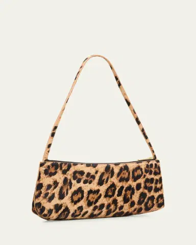 MANSUR GAVRIEL Gaia Leopard Calf Hair Baguette Shoulder Bag | Thumbnail 2