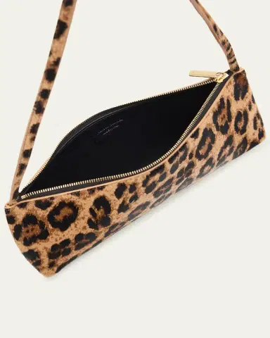 MANSUR GAVRIEL Gaia Leopard Calf Hair Baguette Shoulder Bag | Thumbnail 3
