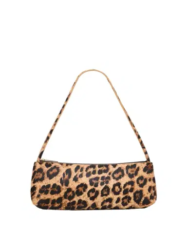 MANSUR GAVRIEL Gaia Leopard Calf Hair Baguette Shoulder Bag | Thumbnail 1