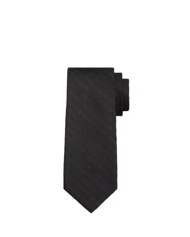 TOM FORD Men's Textured Tonal Jacquard Linen Tie
