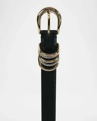 Déhanche Hollyhock Mixed Metal Leather Belt | Thumbnail 3 Déhanche Hollyhock Mixed Metal Leather Belt | Thumbnail 3