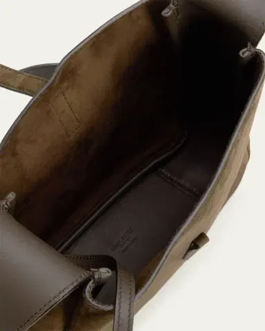 Saint Laurent Le 5 À 7 Small Suede Crossbody Bag | Thumbnail 3 Saint Laurent Le 5 À 7 Small Suede Crossbody Bag | Thumbnail 3