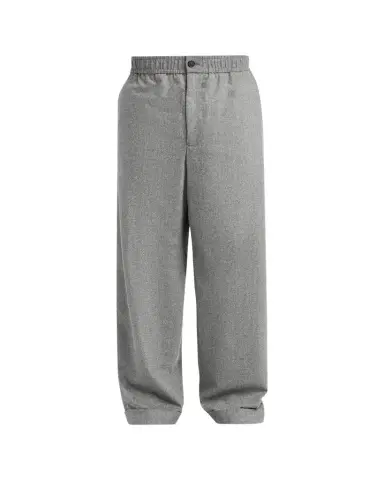 Giorgio Armani Men's Stretch Wool-Cashmere Straight-Leg Trousers | Thumbnail 1
