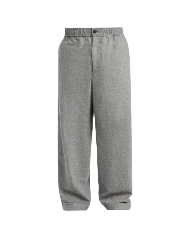 Giorgio Armani Men's Stretch Wool-Cashmere Straight-Leg Trousers