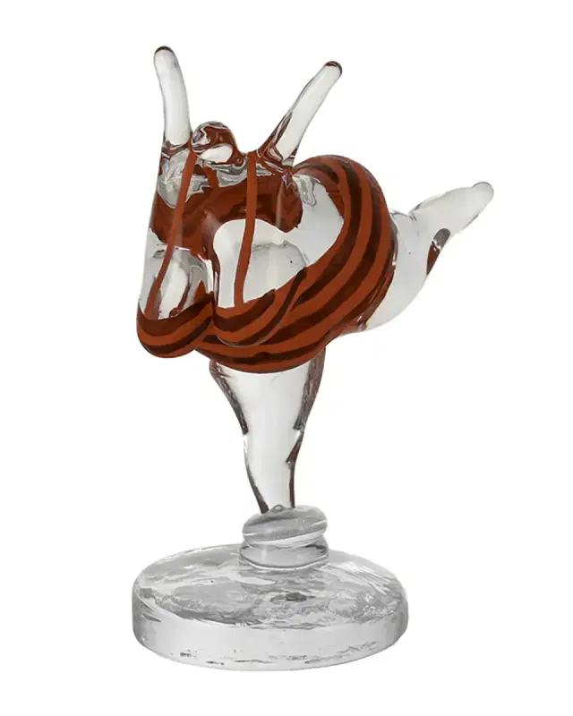 Kosta Boda Happiness Glass Sculpture, Red