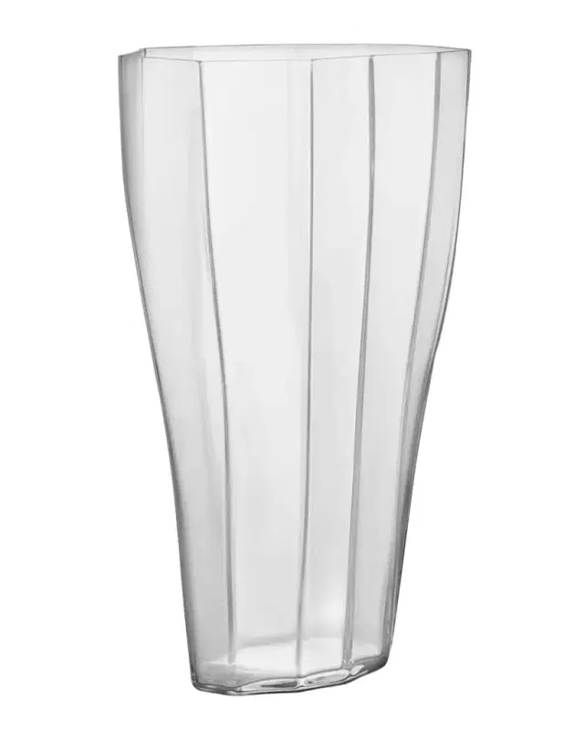 Orrefors Reed Large Clear Vase