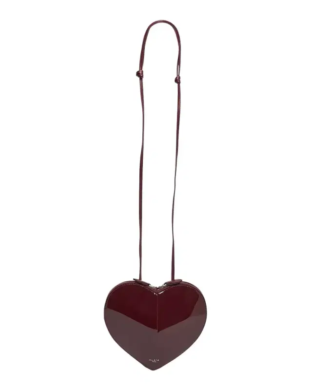 Alaïa Le Coeur Crossbody Bag in Patent Leather