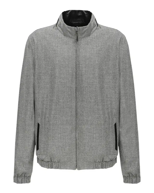 Gorski Men 's Reversible Nappa Leather & Loro Piana Cashmere-Wool Jacket
