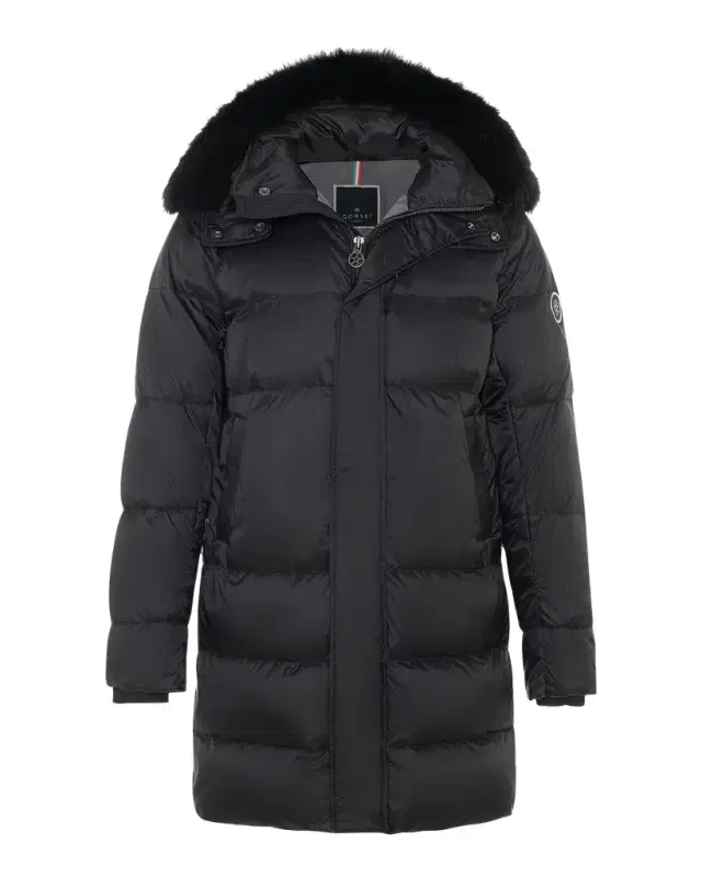 Gorski Men 's Apres-Ski Jacket With Detachable Toscana Lamb Shearling Hood Trim