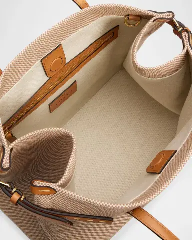 Valentino Garavani Antibes Medium Canvas Shopping Top-Handle Bag | Thumbnail 4