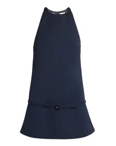 Courrèges Belted Twill A-Line Minidress | Thumbnail 1