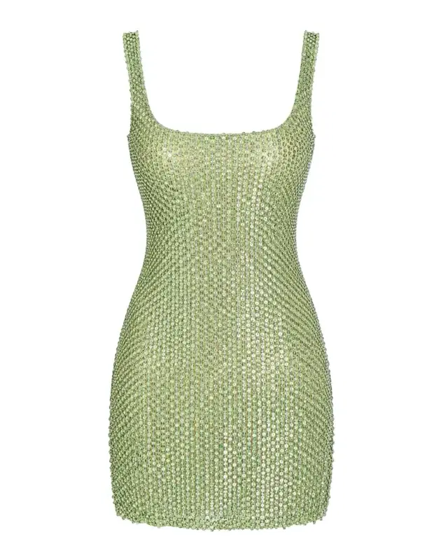 Retrofete Theolonia Embellished Mini Dress