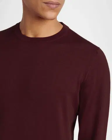 Kiton Crewneck Wool Sweater | Thumbnail 4 Kiton Crewneck Wool Sweater | Thumbnail 4