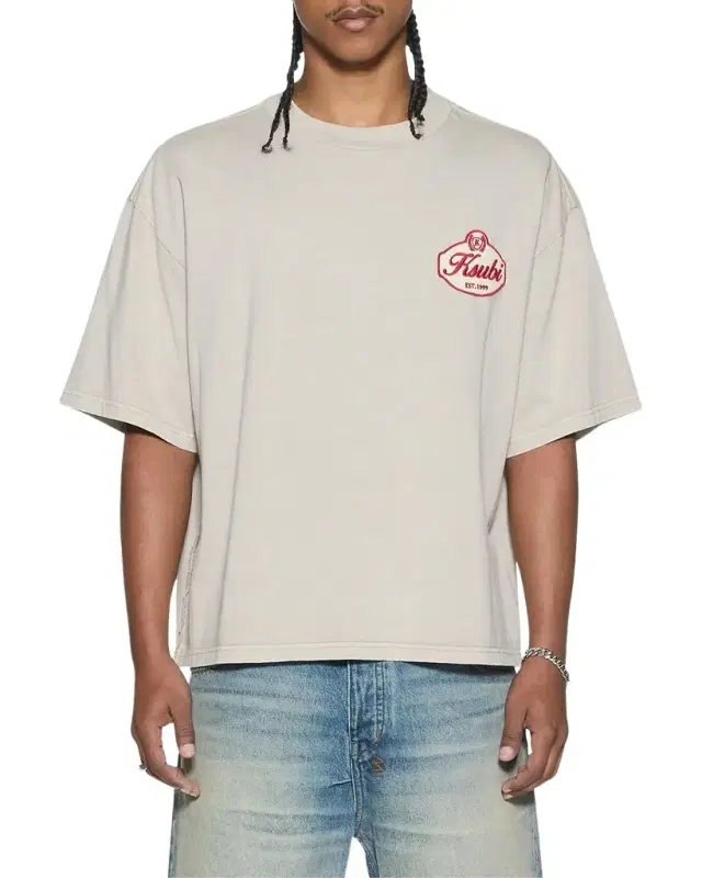 Ksubi Klasse Halen Logo Cotton Oversized T-Shirt
