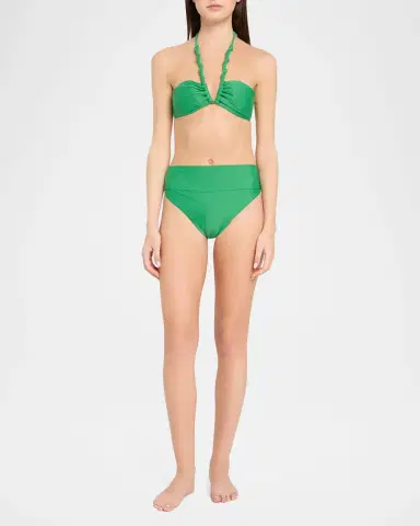 N/NICHOLAS Naia Polka-Dot Bikini Top | Thumbnail 2