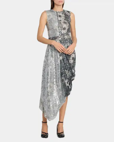 Maison Margiela Sequin Floral Sleeveless Top | Thumbnail 2 Maison Margiela Sequin Floral Sleeveless Top | Thumbnail 2