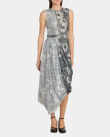 Maison Margiela Sequin Floral Sleeveless Top | Thumbnail 4 Maison Margiela Sequin Floral Sleeveless Top | Thumbnail 4