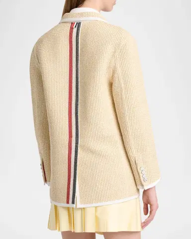 Thom Browne Straw Piping Sport Coat | Thumbnail 3 Thom Browne Straw Piping Sport Coat | Thumbnail 3