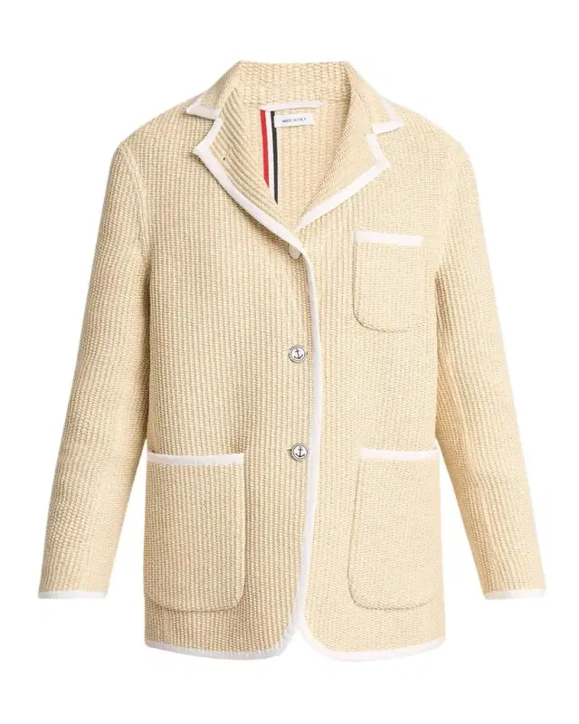 Thom Browne Straw Piping Sport Coat