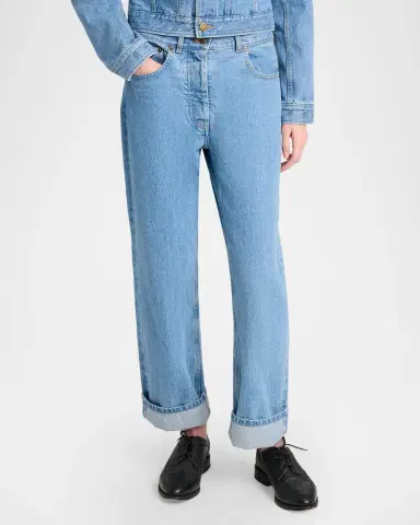 Thom Browne Washed Classic 5-Pocket Selvedge Jeans | Thumbnail 4