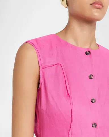 Saloni Sierra Linen Maxi Dress | Thumbnail 5 Saloni Sierra Linen Maxi Dress | Thumbnail 5