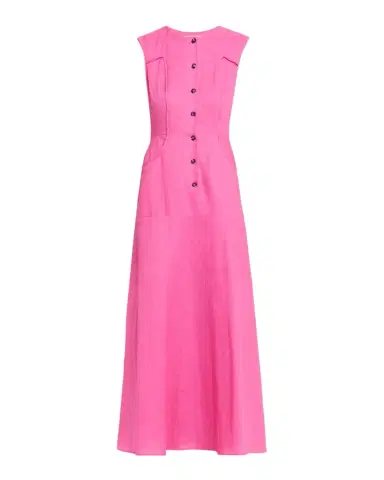 Saloni Sierra Linen Maxi Dress | Thumbnail 1 Saloni Sierra Linen Maxi Dress | Thumbnail 1