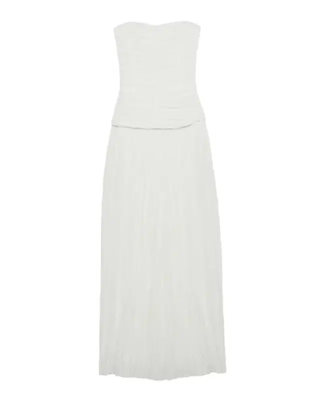 Simkhai Danielle Strapless Crinkle Jersey Bustier Gown