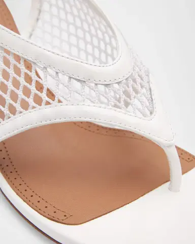 Alaïa 55mm Fishnet Thong Slingback Sandals | Thumbnail 3 Alaïa 55mm Fishnet Thong Slingback Sandals | Thumbnail 3