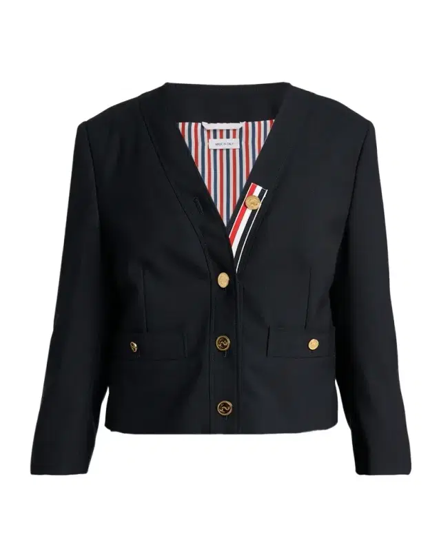 Thom Browne V-Neck Wool Cardigan Jacket